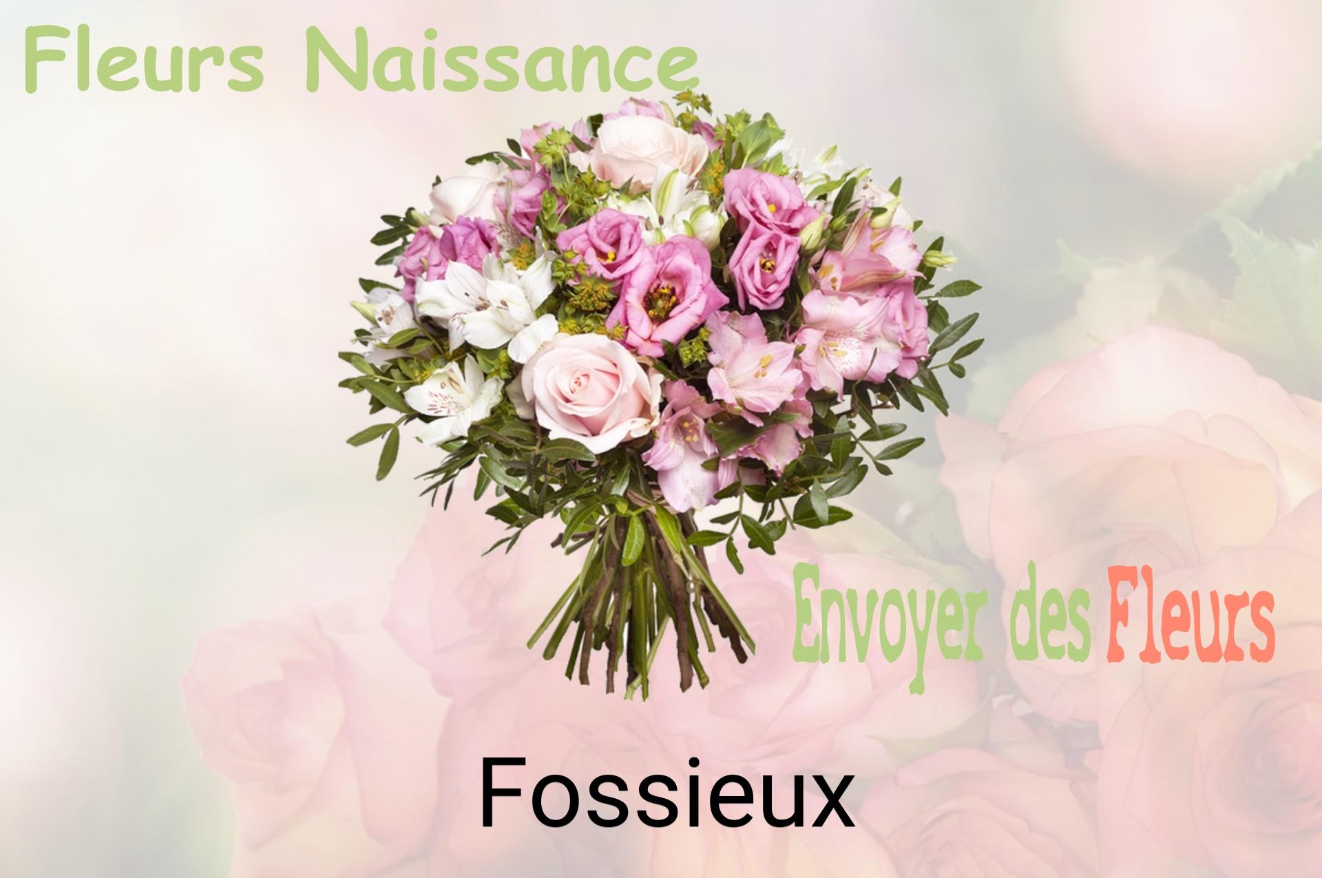 Bouquet de fleurs de naissance livré à Fossieux